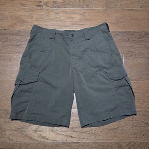 5.11 Tactical Shorts Mens 34 Green Ripstop Cargo Utility Stryke 73327